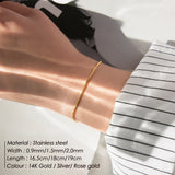 Gold Snake Chain Bracelet