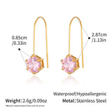 Multi Colour Teardrop & Pearl Drop Earrings