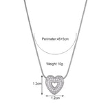 Amore Heart Pendant Necklace