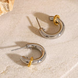 Classic C-Hoop Dangle Earrings