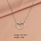 Gold Heart Pendant Necklace