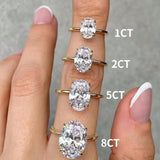 Promise Oval Crystal Ring