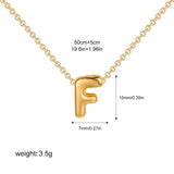 Mini Bubble Initial Necklace