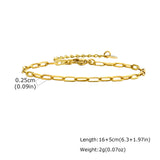 Stackable Chain Bracelet Set (5-Piece)