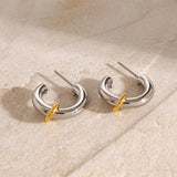 Classic C-Hoop Dangle Earrings
