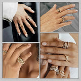 Mixed Metal Stacking Ring