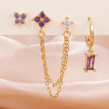 Luna Link Ear Jacket Earrings