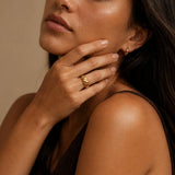 Twisted Gold Band Ring