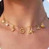 Seaside Shell Charm Necklace