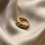 Titanium Twisted Band Ring