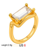 Oval Cubic Zirconia Ring