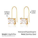 Multi Colour Teardrop & Pearl Drop Earrings