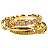 Multi-Layer Stackable Cubic Zirconia Ring