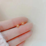 Mini Gold Stud Earrings