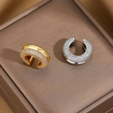 Zircon Double Layer C-Shape Ear Clip