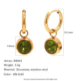 Two-Tone Classic Hoop Earrings
