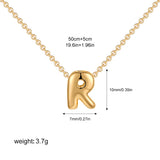 Mini Bubble Initial Necklace