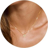 Initial Letter Pendant Necklace