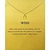Wish Big Wishbone Necklace