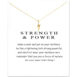 Lightning Bolt Power Necklace