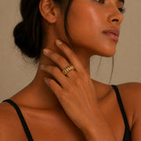 Minimalist Punk Stripe Ring