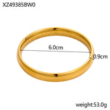 18K Gold-Plated Hollow Cuff Bracelet