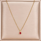 Dainty Crystal Clavicle Necklace