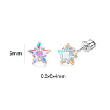 Screw-Back Stud Earring Set