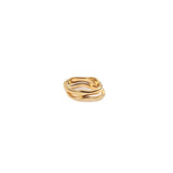 Gold Stackable Thumb Ring