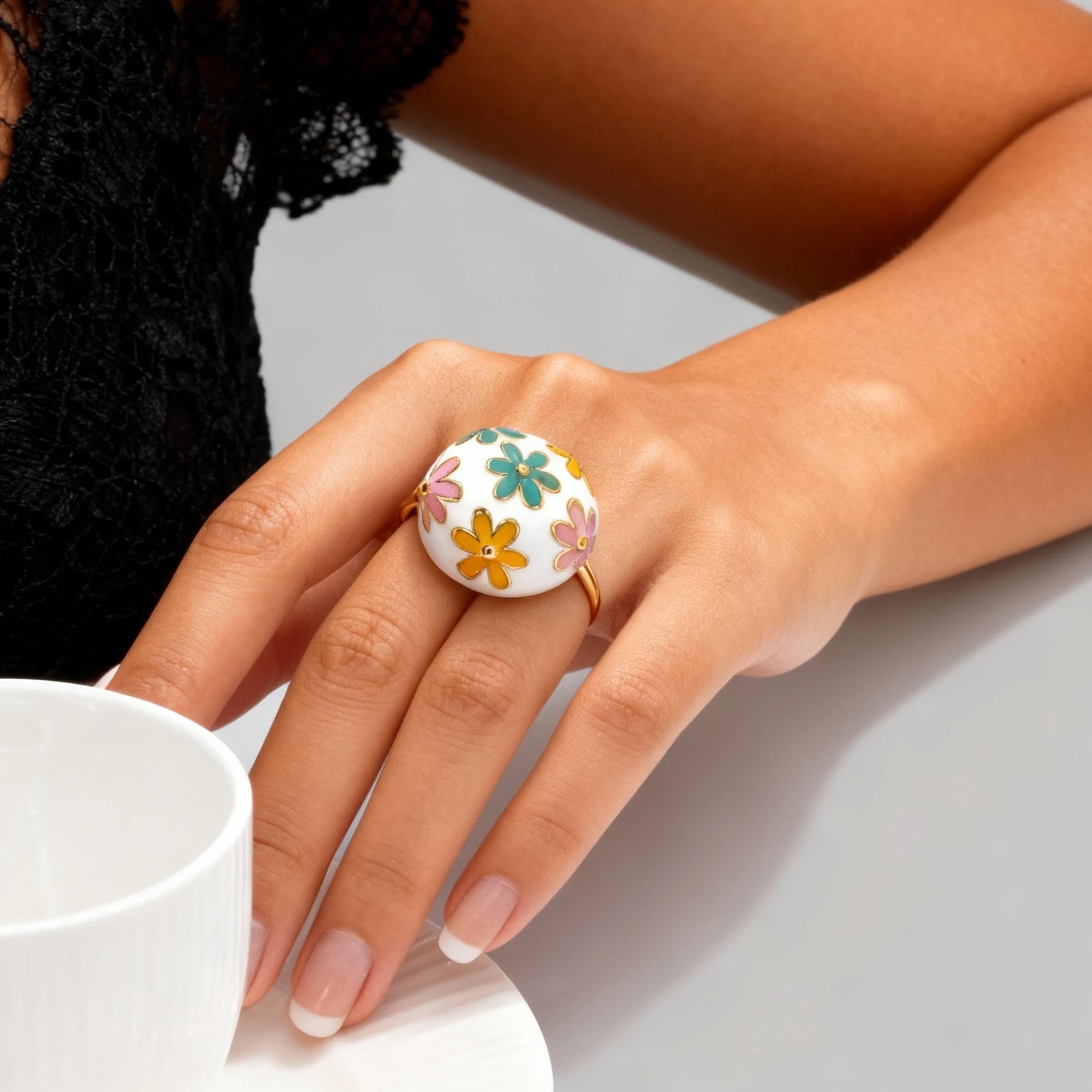 Meadow Bloom Statement Ring