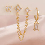 Luna Link Ear Jacket Earrings