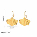Gold Butterfly Waterproof Earrings