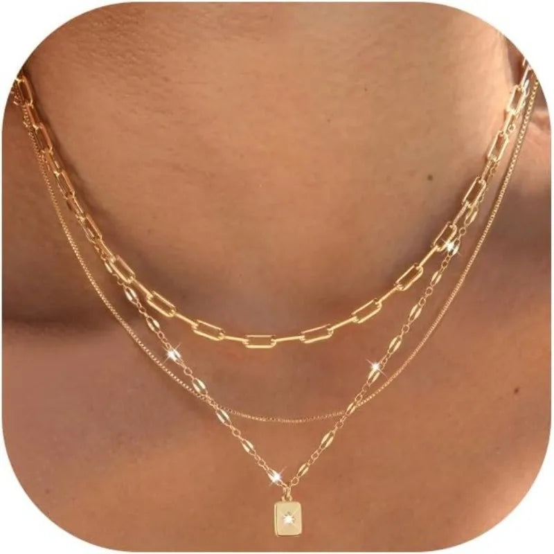 3 Piece Layered Necklace Set