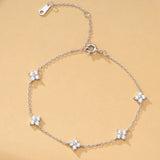 Lucky Clover Crystal Bracelet - Style 1