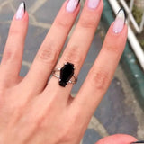 Black Onyx Coffin Ring