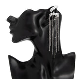 Pearl Tassel Ear Cuff (2-Piece)