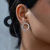 Sun & Moon Stud Earrings