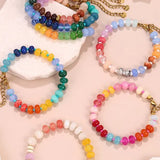 Y2K Natural Stone Beaded Bracelet