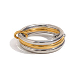 Mixed Metal Stacking Ring