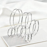 Classic Big Circle Hoop Earrings