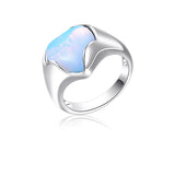 Tiger Eye Heart Ring