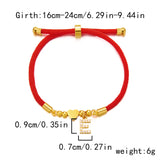 Initial Heart Charm Bracelet