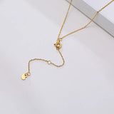 Dainty Sideways Cross Choker