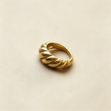 Titanium Twisted Band Ring