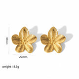 Gold Butterfly Waterproof Earrings