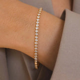 Zirconia Adjustable Choker Necklace