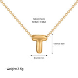 Mini Bubble Initial Necklace