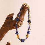 Blue Natural Stone Beaded Bracelet