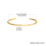 18K Gold Layered Chain & Cuff Bracelet Stack