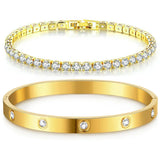 The Radiant Stack Tennis Bracelets